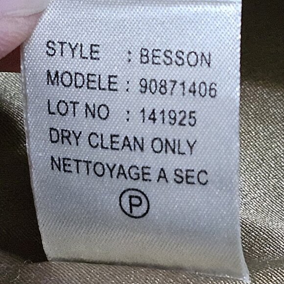 Theory Womens Pea Coat Double Breasted 100% Wool Jacket Blazer Camel Brown Sz M - Picture 9 of 9